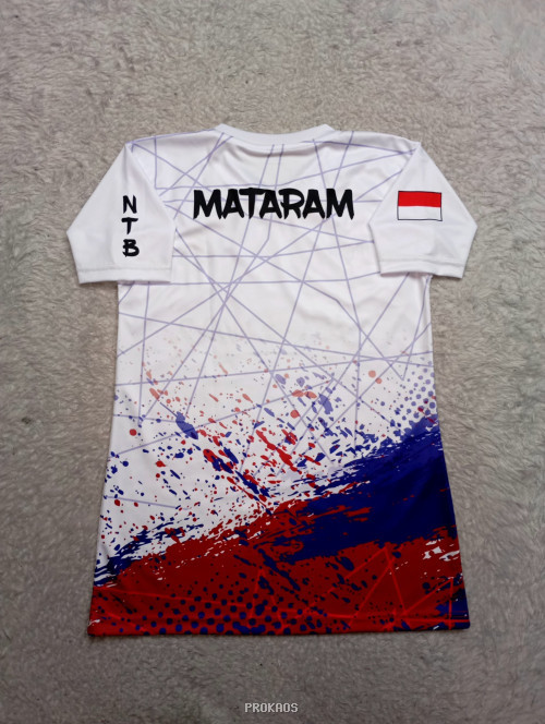 Jersey Taekwondo Indonesia: Putih, Merah-Biru, & Logo - Gambar 2