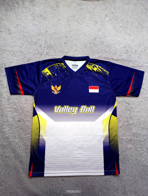 Jersey Voli Indonesia: Desain Dinamis dengan Warna Nasional - Jersey Custom PROKAOS
