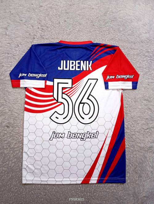 Jersey Voli 'Jum Bengkel' dengan Desain Atletik - Gambar 2
