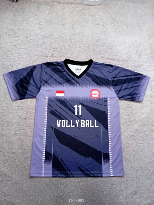 Jersey Voli: Kombinasi Warna Ungu & Desain Dinamis - Jersey Custom PROKAOS