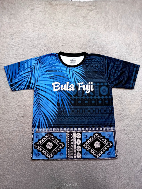 Kaos Bula Fiji: Desain Tropis dengan Motif Etnik - Jersey Custom PROKAOS