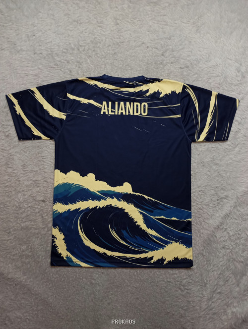 Jersey Lari 'Run For Your Life' dengan Desain Ombak - Gambar 2